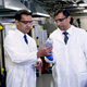 Kapadia and Kumar in the lab.